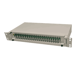 ODF 1,5U med 24xLC/APC Adapter