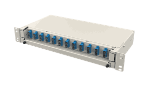 19" Fiber Patchpanel 1,5U SM 12xSC Duplx.