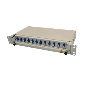 19" Fiber Patchpanel 1,5U SM 12xLC Duplx.