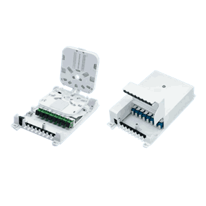 Fiber veggboks 8xSC simplex