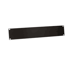 Blindplate 4U Sort