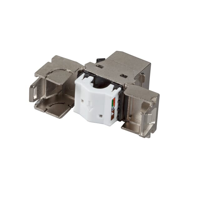Kat:8 Infralan Kat 6A keystone STP Toolless 90grader - dGroup