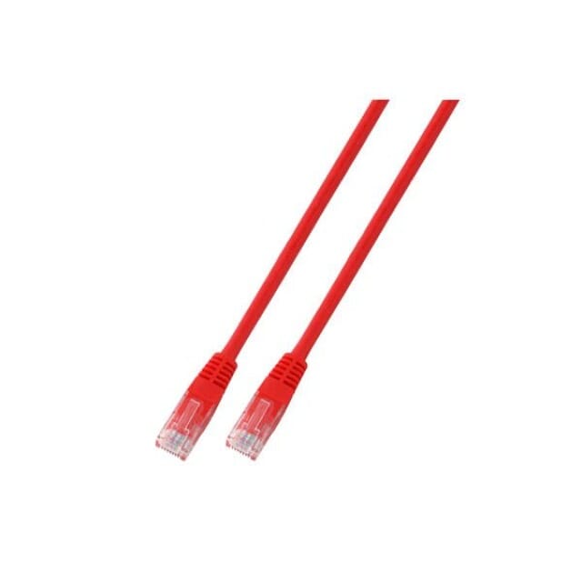 ECOLAN RJ45 Patchekabel Kat.5e UTP 2m Rød - dGroup