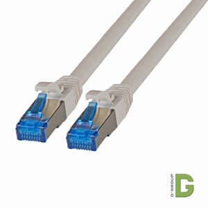 Patchekabel Superflex 1m Kat 6A FTP Grå