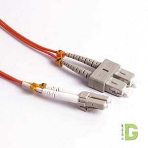 SC/LC Fiber Snor 1m Duplex 50/125
