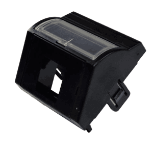 Brikke Skråuttak 45x45  for 1xKeystone Sort