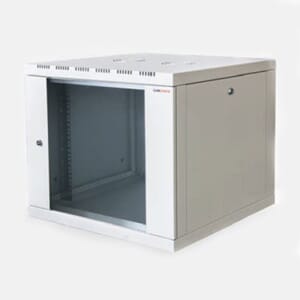 19" Veggskap 9U Dybde 600mm Lys Grå